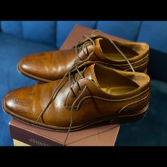Johnston and Murphy classic leather shoes.